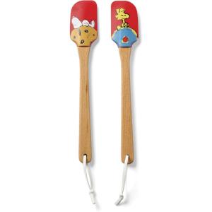 imageLenox 897691 Chef Snoopy Square BakerSpatula Set  Red