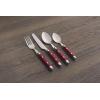 image:imageCambridge 07216CBWD32R Jubilee Red 16Piece Flatware Set Thick HandlesRed