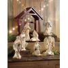 image:imageLenox 853742 First Blessing Nativity Lighted Star Figurine10Piece Nativity Set