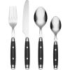 image:imageCambridge 07216CBWD32R Jubilee Red 16Piece Flatware Set Thick HandlesBlack