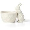 image:imageLenox 897157 Wicker Creek Bunny Candy Dish Easter Serveware