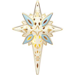 image:imageLenox 853742 First Blessing Nativity Lighted Star FigurineNativity Lit Star