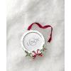 image:imageLenox Christmas Tree Ornaments Holly Frame Silverplated Ornament Round Picture Frame Red Ribbon for Hanging Christmas Decor Tree Decor Family Picture Ornaments Silver 1Piece 25x35Inch