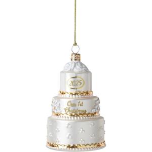 image:imageLenox 898516 2025 Blown Glass Our 1st Christmas Ornament Christmas Holiday Decorations