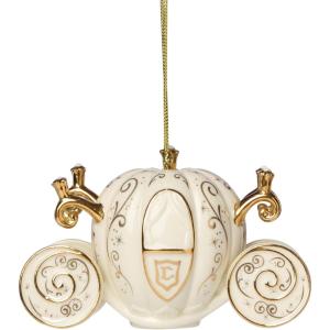 image:imageLenox Ornaments Porcelain Cinderellas Coach Ornament Made from Porcelain with Gold Accents Gold Cord for Christmas Tree Decoration Christmas Decorations Holiday Ornaments Winter Decor 1 Piece