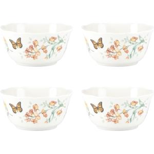 image:imageLenox 856406 Butterfly Meadow Melamine 4Piece AllPurpose Bowl Set Lightweight Melamine Material4 Count