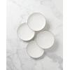 image:imageLenox White Trianna 145 Serving Platter 320 LBCoupe Salad Plates  Set of 4