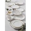 image:imageLenox White Trianna 145 Serving Platter 320 LBSalad Plate  Gold