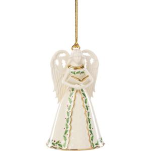 image:imageLenox 897139 Holiday Angel Bell with Hymns Ornament Christmas Decorations