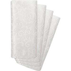 image:imageLenox Opal Innocence Cloth Napkins  Reusable Dinner Napkins  Machine Washable  Set of 4  WhiteWhite