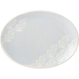 image:imageLenox Textured Neutrals Leaf Platter 315 LB BlueLeaf Platter