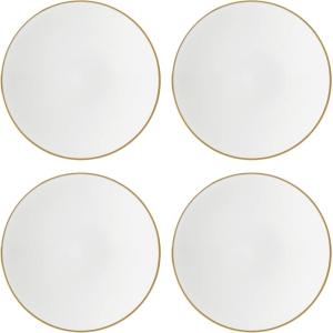 image:imageLenox White Trianna 145 Serving Platter 320 LBCoupe Salad Plates  Set of 4