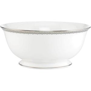 image:imageLenox 773692 Lace Couture Bread PlateServing Bowl