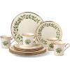 image:imageLenox 897744 Holiday Tree Accent Plates Service For 4 Christmas Dishes Dinnerware Set12Piece Dinnerware Set Includes Mugs