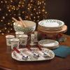 image:imageLenox 897744 Holiday Tree Accent Plates Service For 4 Christmas Dishes Dinnerware Set12Piece Dinnerware Set Includes Mugs
