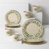 image:imageLenox 897744 Holiday Tree Accent Plates Service For 4 Christmas Dishes Dinnerware Set12Piece Dinnerware Set Includes Mugs