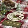 image:imageLenox 897744 Holiday Tree Accent Plates Service For 4 Christmas Dishes Dinnerware Set12Piece Dinnerware Set Includes Pasta Bowls
