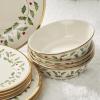 image:imageLenox 897744 Holiday Tree Accent Plates Service For 4 Christmas Dishes Dinnerware Set18Piece Dinnerware Set