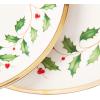 image:imageLenox 897744 Holiday Tree Accent Plates Service For 4 Christmas Dishes Dinnerware Set3Piece Placesetting