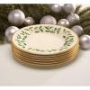 image:imageLenox 897744 Holiday Tree Accent Plates Service For 4 Christmas Dishes Dinnerware SetDinner Plate