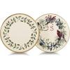 image:imageLenox 897744 Holiday Tree Accent Plates Service For 4 Christmas Dishes Dinnerware SetSalad Plates  Set of 6
