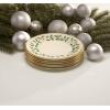 image:imageLenox 897744 Holiday Tree Accent Plates Service For 4 Christmas Dishes Dinnerware SetSaladDessert Plate