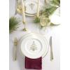 image:imageLenox 897867 Federal Gold Tree Accent Plates Service For 4 Christmas Dishes Dinnerware Set Holiday