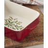 image:imageLenox 898051 Holiday Rectangular Baking Dish Small Christmas Festive Kitchen Decor