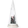 image:imageLenox Figurine Merry amp Magical LightUp Santa with Gifts Figurine Porcelain Encased in Glass Christmas Decorations Christmas Decor Indoor 1Piece 115Inch Height 3 AA Batteries Not Included