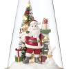 image:imageLenox Figurine Merry amp Magical LightUp Santa with Gifts Figurine Porcelain Encased in Glass Christmas Decorations Christmas Decor Indoor 1Piece 115Inch Height 3 AA Batteries Not Included