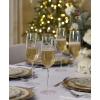 image:imageLenox Glassware Holiday Decal Flutes Set of 4 11Ounce Capacity Made From Glass Dishwasher Safe Flutes Drinking Glasses Set Home And Kitchen Champagne Flute Champagne Glasses Clear 4 Piece