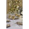 image:imageLenox Glassware Holiday Decal Flutes Set of 4 11Ounce Capacity Made From Glass Dishwasher Safe Flutes Drinking Glasses Set Home And Kitchen Champagne Flute Champagne Glasses Clear 4 Piece