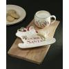 image:imageLenox Serveware Holiday Cookies amp Milk for Santa 2Piece Set Service for 1 11 Oz Cup Porcelain Dishwasher Safe Christmas Cookie Plate amp Coffee Mug Christmas Decor Santa Sleigh Design 2 Piece