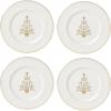 image:imageLenox 897867 Federal Gold Tree Accent Plates Service For 4 Christmas Dishes Dinnerware Set Holiday