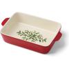 image:imageLenox 898050 Holiday Rectangular Baking Dish Medium Christmas Festive Kitchen Decor