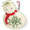 image:imageLenox 898269 Holiday Tray with Spreader Christmas Serveware Festive Dcor