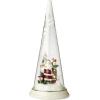 image:imageLenox Figurine Merry amp Magical LightUp Santa with Gifts Figurine Porcelain Encased in Glass Christmas Decorations Christmas Decor Indoor 1Piece 115Inch Height 3 AA Batteries Not Included