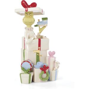 image:imageLenox 820460 Grinch Gets The Gifts Figurine Christmas Decorations Decor Indoor