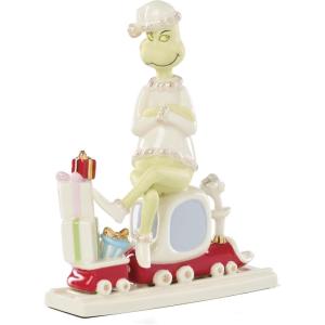 image:imageLenox 843353 All Aboard with Mr Grinch Figurine Christmas Decorations Decor Indoor