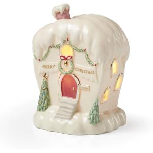 image:imageLenox 897730 WhoVille Sweet Shop LightUp Figurine The Grinch Christmas Decor Indoor 525 x 625inches 3 AAA Batteries RequiredHouse