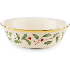 image:imageLenox 897744 Holiday Tree Accent Plates Service For 4 Christmas Dishes Dinnerware SetAllPurpose Bowl