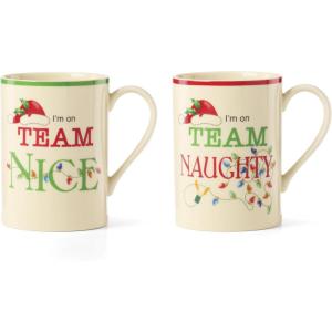 image:imageLenox 897744 Holiday Tree Accent Plates Service For 4 Christmas Dishes Dinnerware SetMugs  Set of 2