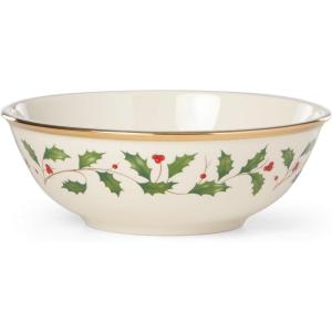 image:imageLenox 897744 Holiday Tree Accent Plates Service For 4 Christmas Dishes Dinnerware SetPlace Setting Bowl