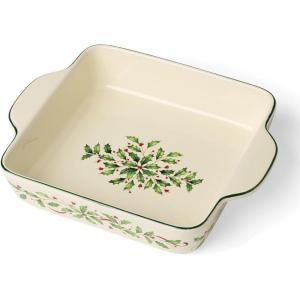 image:imageLenox 898091 Holiday Square Baking Dish Christmas Festive Kitchen Decor