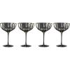 image:imageLenox Glassware Curva Luxe Coupe Set Of 4 Service For 4 Made From Glass Dishwasher Safe Drinking Glasses Home And Kitchen Cocktail Glass Glasses Drinking Set Home And Kitchen Gray 4 Pieces
