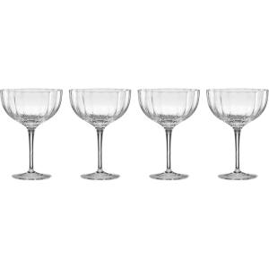 image:imageLenox Glassware Curva Coupe Set Of 4 Service For 4 Made From Glass Dishwasher Safe Drinking Glasses Home And Kitchen Cocktail Glass Glasses Drinking Set Home And Kitchen Clear 4 Pieces
