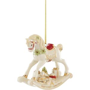 image:imageLenox 897621 2025 Champagne Bucket Ornament Christmas Holiday DecorationsRocking Horse