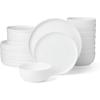 image:imageLenox 899191 Modern White Coupe 24Piece Dinnerware Set Service For 8