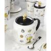 image:imageLenox Teapot Chef Snoopy Teapot Made Of Ceramic Porcelain Dishwasher Safe Tea Kettle Tea Pot Home And Kitchen Stovetop Kettle Chef Snoopy Design MultiColored 1 Piece 40 Ounce Capacity