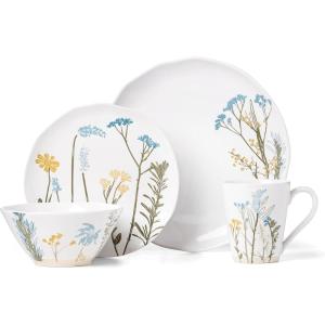 image:imageLenox 897830 Wildflowers 16Piece Dinnerware Set Service For 4Casual